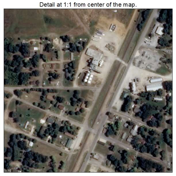 Fisher, Arkansas aerial imagery detail