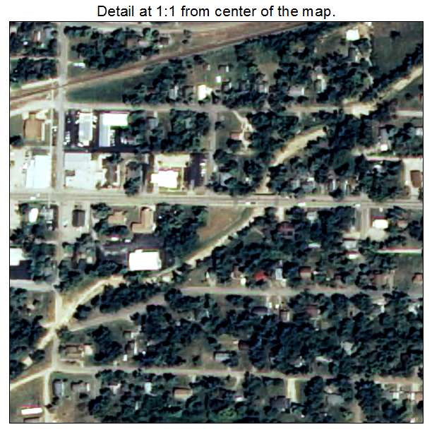 Flippin, Arkansas aerial imagery detail