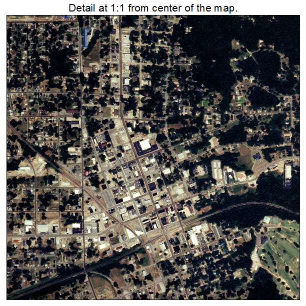 Forrest City, Arkansas aerial imagery detail