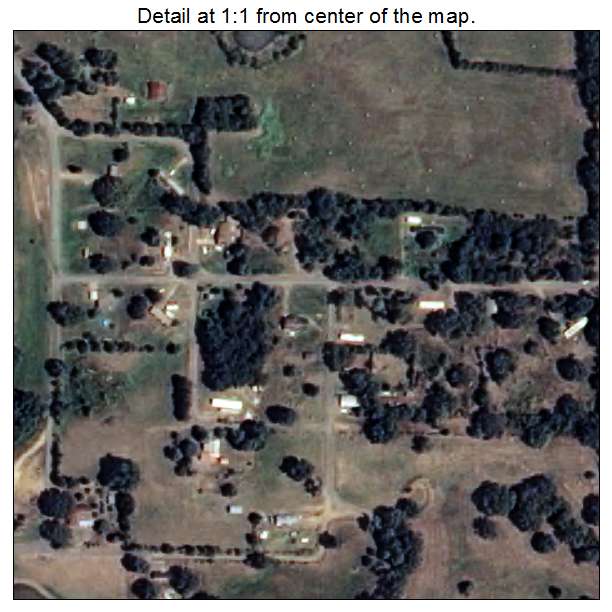 Fourche, Arkansas aerial imagery detail