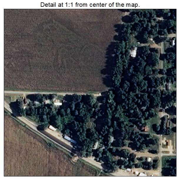Garland, Arkansas aerial imagery detail
