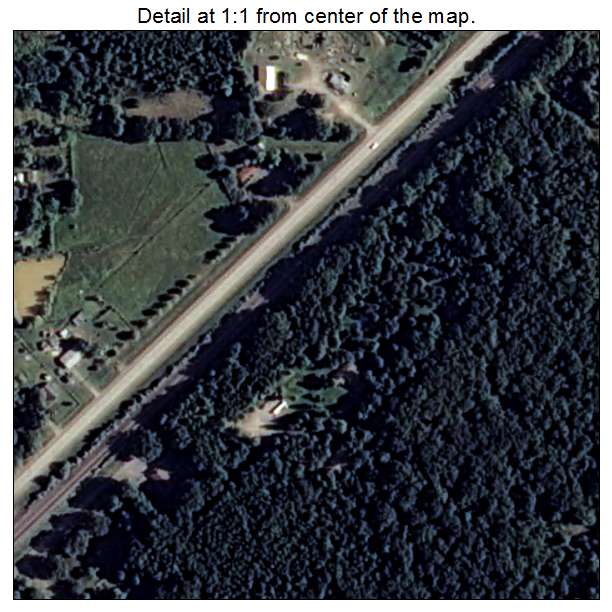 Garner, Arkansas aerial imagery detail