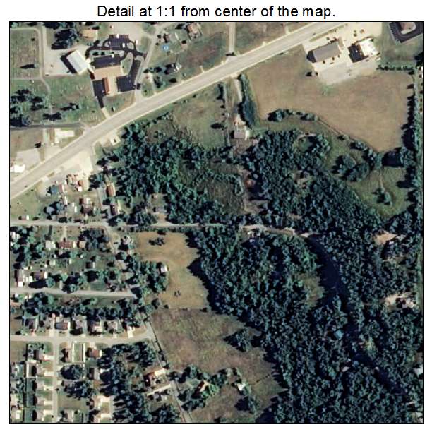 Gassville, Arkansas aerial imagery detail