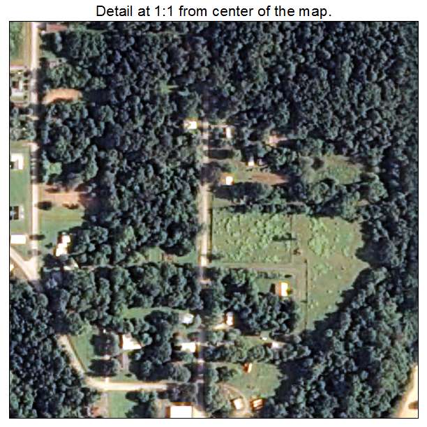 Gilbert, Arkansas aerial imagery detail