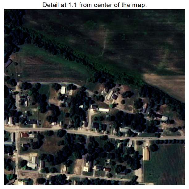 Gilmore, Arkansas aerial imagery detail