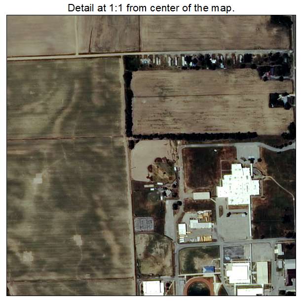 Gosnell, Arkansas aerial imagery detail