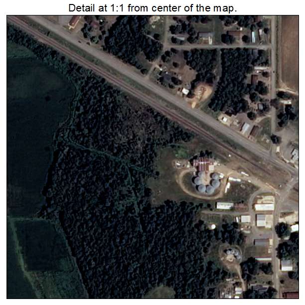 Grady, Arkansas aerial imagery detail
