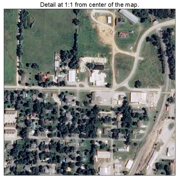 Gravette, Arkansas aerial imagery detail