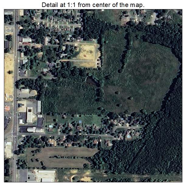 Greenbrier, Arkansas aerial imagery detail