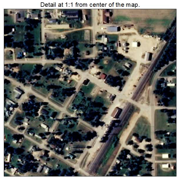 Greenway, Arkansas aerial imagery detail
