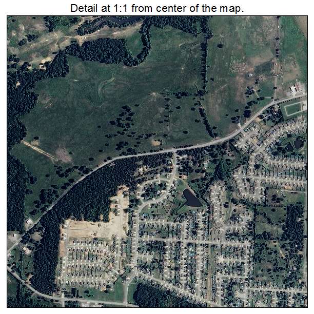 Greenwood, Arkansas aerial imagery detail