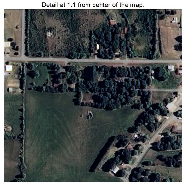 Guy, Arkansas aerial imagery detail