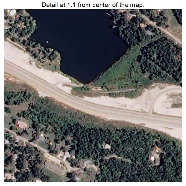 Hardy, Arkansas aerial imagery detail