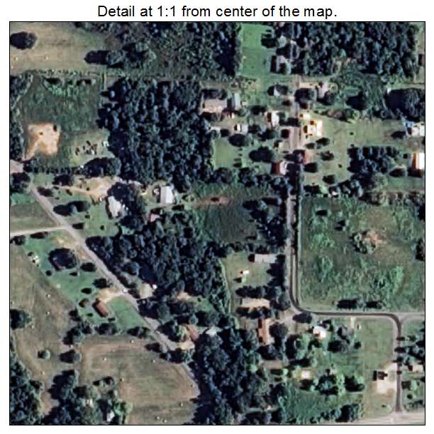 Hartman, Arkansas aerial imagery detail