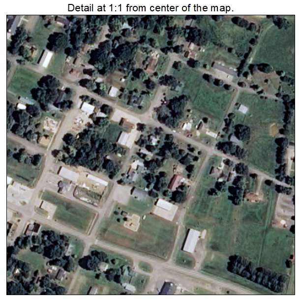 Havana, Arkansas aerial imagery detail