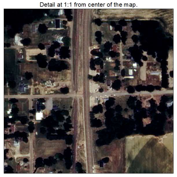 Haynes, Arkansas aerial imagery detail