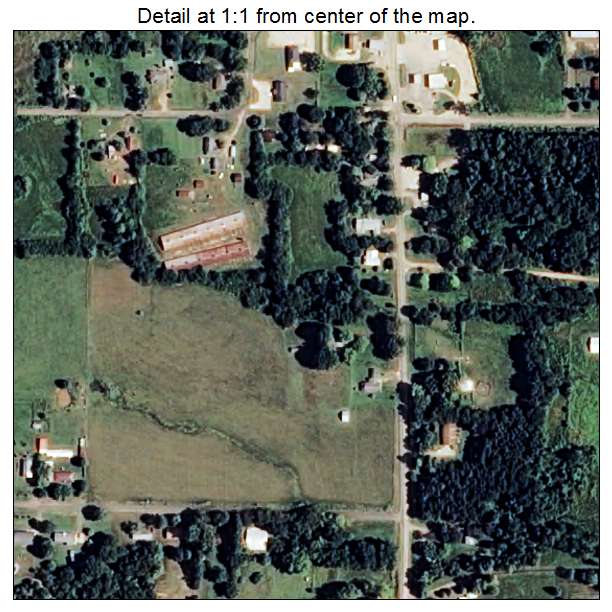 Hector, Arkansas aerial imagery detail