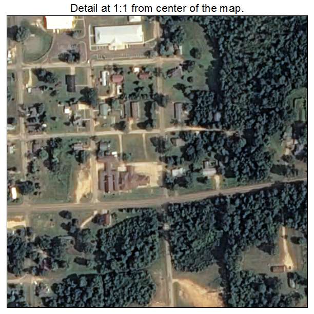 Hermitage, Arkansas aerial imagery detail