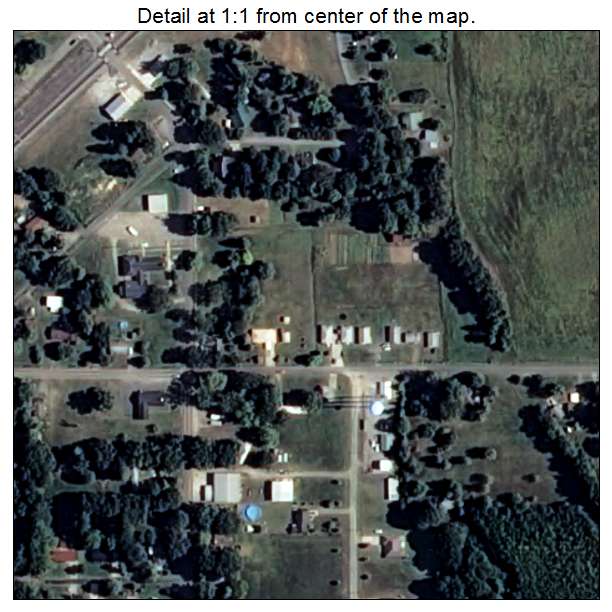 Higginson, Arkansas aerial imagery detail