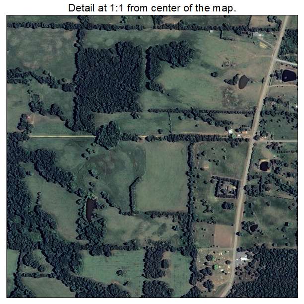Holland, Arkansas aerial imagery detail
