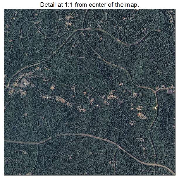Hot Springs Village, Arkansas aerial imagery detail