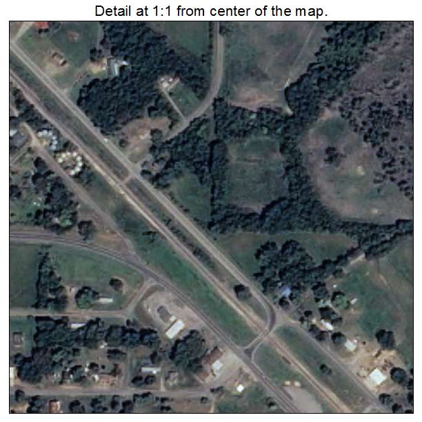 Houston, Arkansas aerial imagery detail