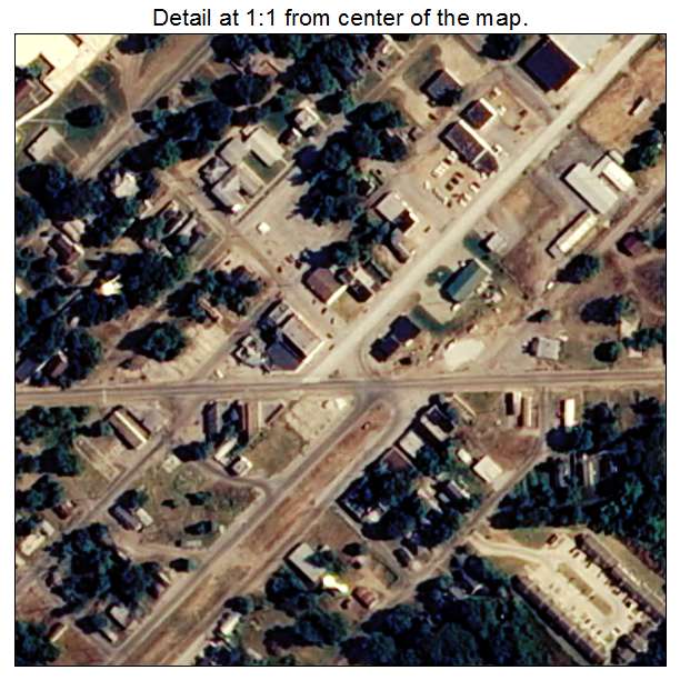 Hughes, Arkansas aerial imagery detail