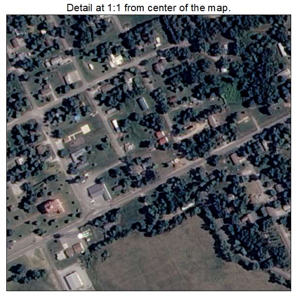 Jacksonport, Arkansas aerial imagery detail