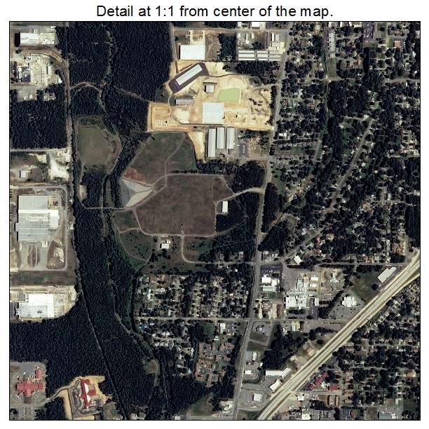 Jacksonville, Arkansas aerial imagery detail