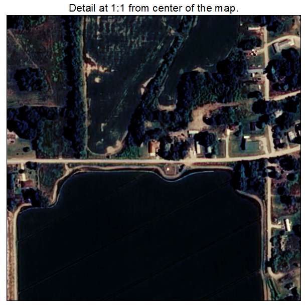 Jericho, Arkansas aerial imagery detail