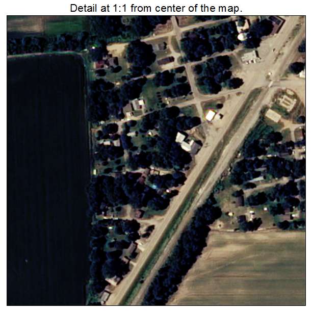 Joiner, Arkansas aerial imagery detail