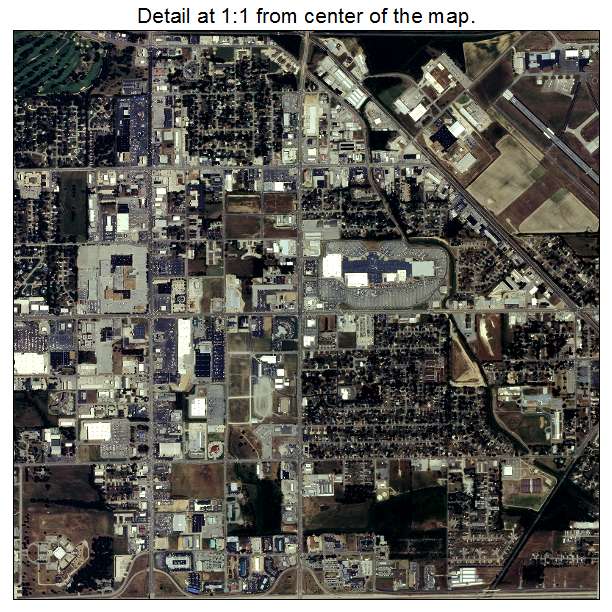 Jonesboro, Arkansas aerial imagery detail