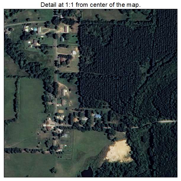 Judsonia, Arkansas aerial imagery detail