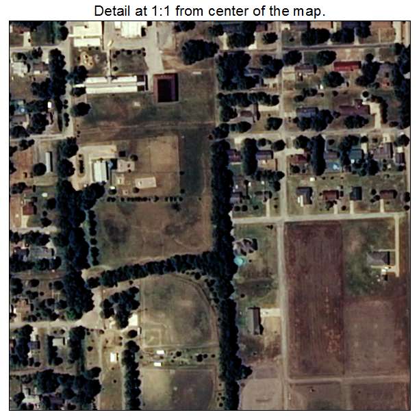 Keiser, Arkansas aerial imagery detail