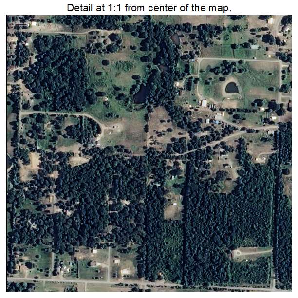 Kibler, Arkansas aerial imagery detail