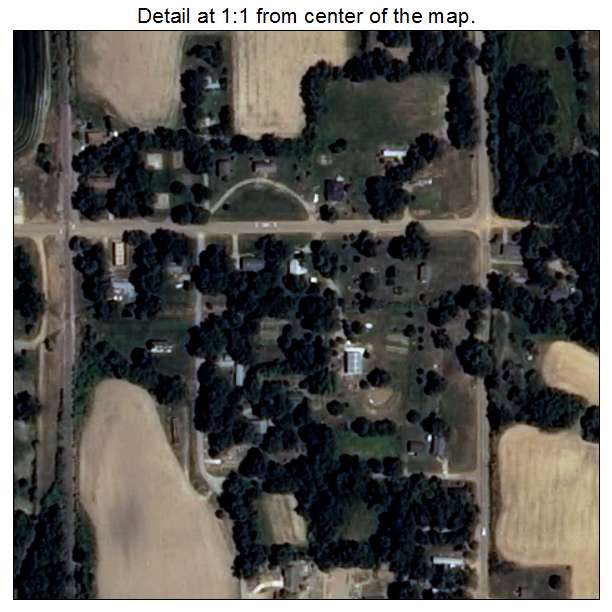 LaGrange, Arkansas aerial imagery detail