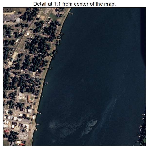 Lake Village, Arkansas aerial imagery detail