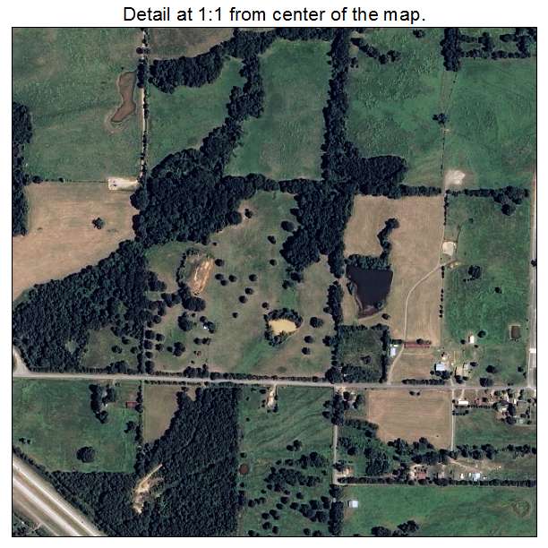 Lamar, Arkansas aerial imagery detail