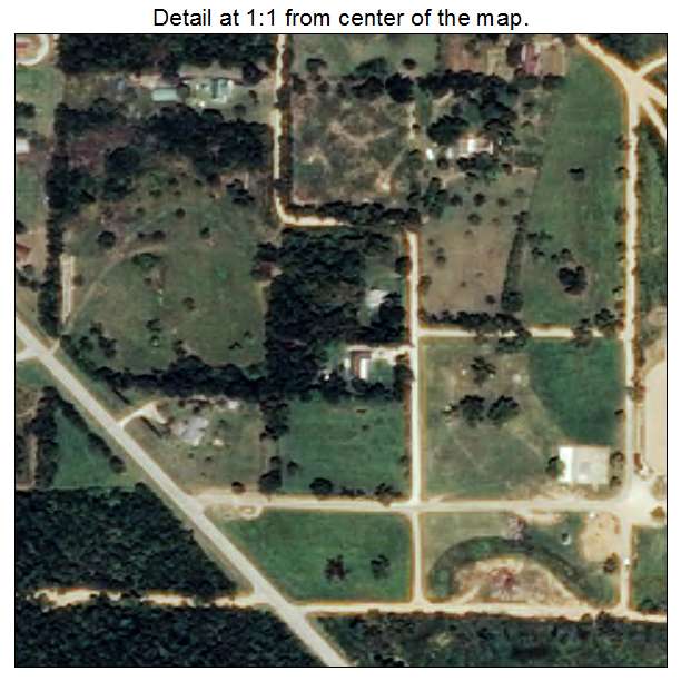 Lead Hill, Arkansas aerial imagery detail