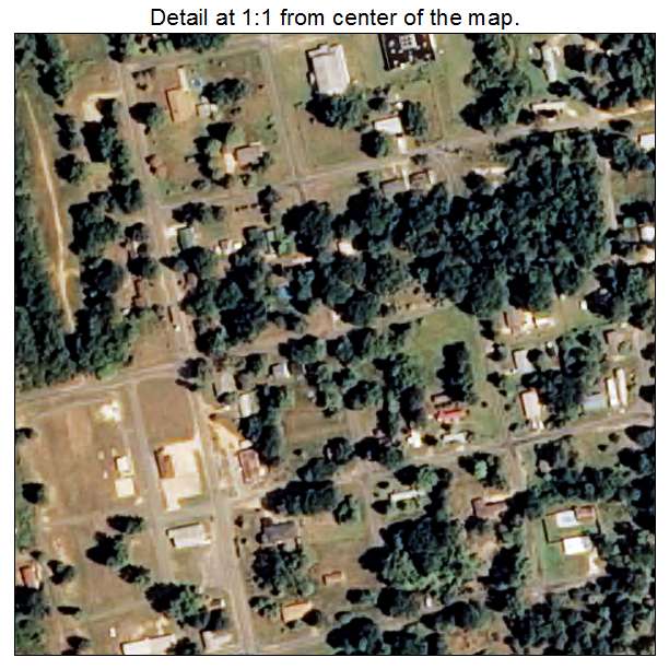 Leola, Arkansas aerial imagery detail