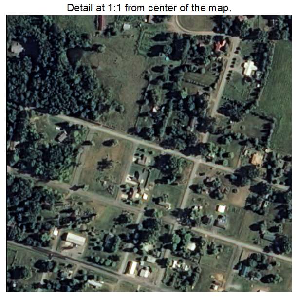 Letona, Arkansas aerial imagery detail
