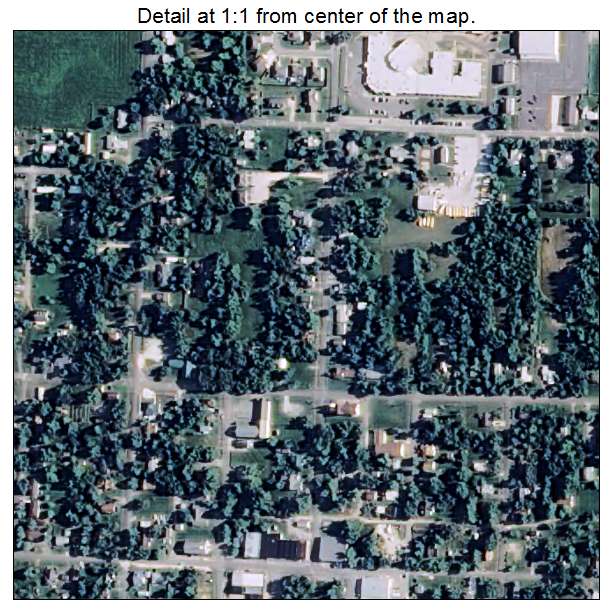Lincoln, Arkansas aerial imagery detail