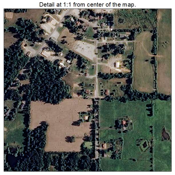 Lynn, Arkansas aerial imagery detail
