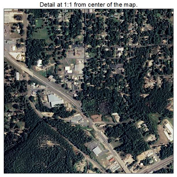 Malvern, Arkansas aerial imagery detail