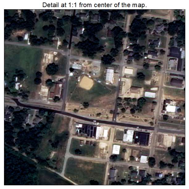 Marvell, Arkansas aerial imagery detail