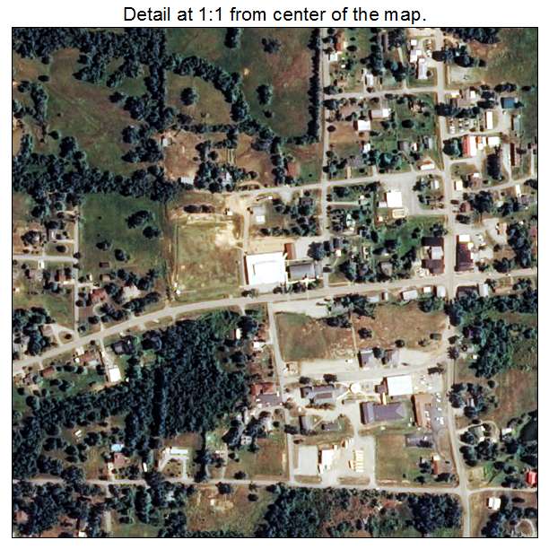 Maynard, Arkansas aerial imagery detail