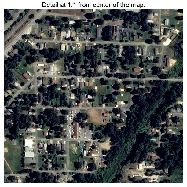 McAlmont, Arkansas aerial imagery detail