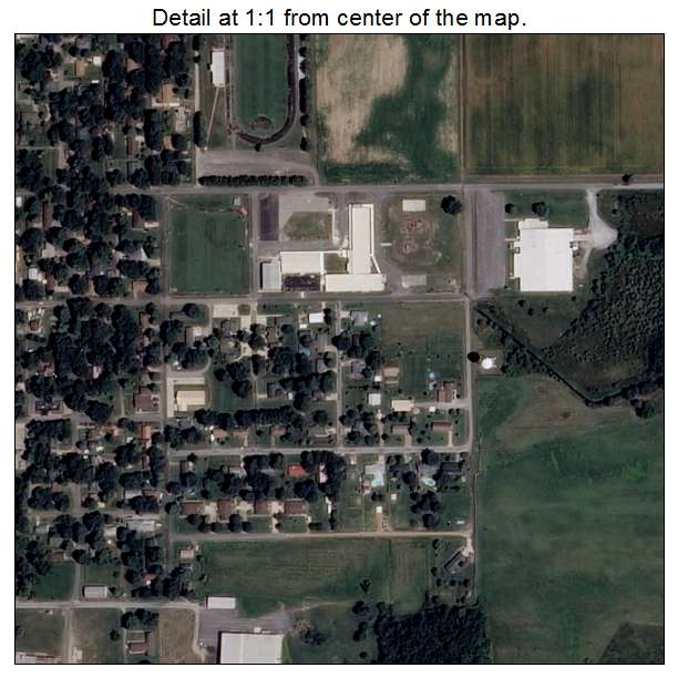 McCrory, Arkansas aerial imagery detail