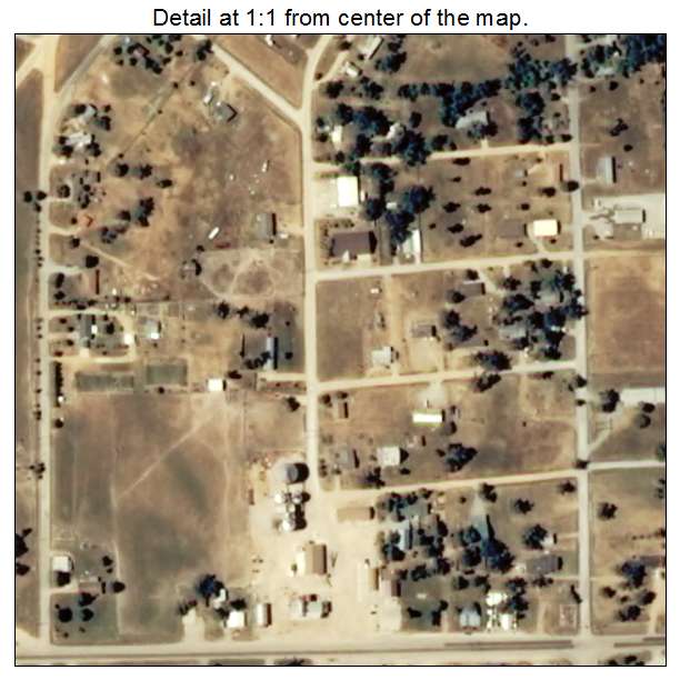 McDougal, Arkansas aerial imagery detail