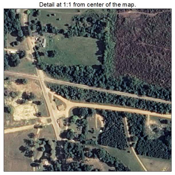 McNab, Arkansas aerial imagery detail